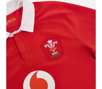 RUGBY WALES - MATCH TRIKOT BODY FIT HOME - MACRON - Saison 2023/24