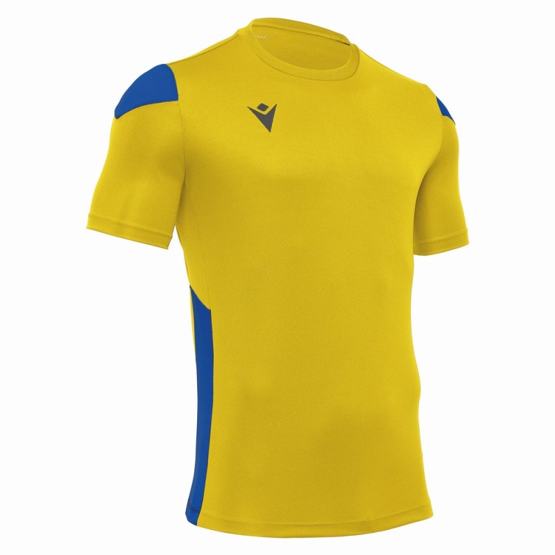 SHIRT FOOTBALL SOCCER VOLLEYBALL POLIS - SS - MACRON - Size 3XS - 5XL - Picture 19 of 33