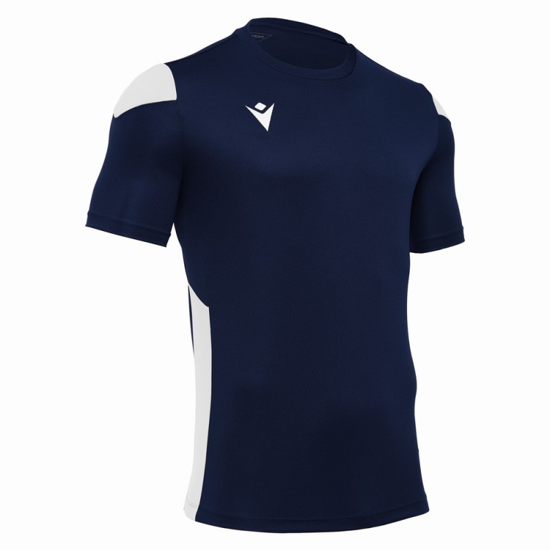 SHIRT FOOTBALL SOCCER VOLLEYBALL POLIS - SS - MACRON - Size 3XS - 5XL - Picture 23 of 33