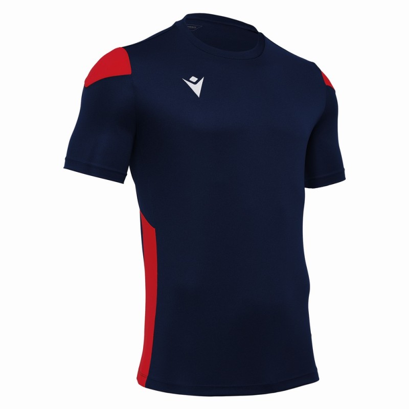 SHIRT FOOTBALL SOCCER VOLLEYBALL POLIS - SS - MACRON - Size 3XS - 5XL - Picture 24 of 33