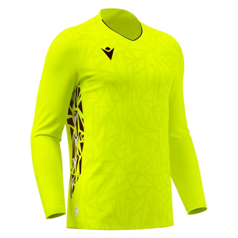 SHIRT FOOTBALL SOCCER GOALKEEPER CORVUS ECO - MACRON - Size 3XS - 3XL - Picture 9 of 13