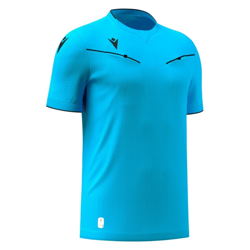ECO SHIRT FOOTBALL SOCCER REFEREE PONNET SS - MACRON - Size 2XS - 3XL - Picture 15 of 15