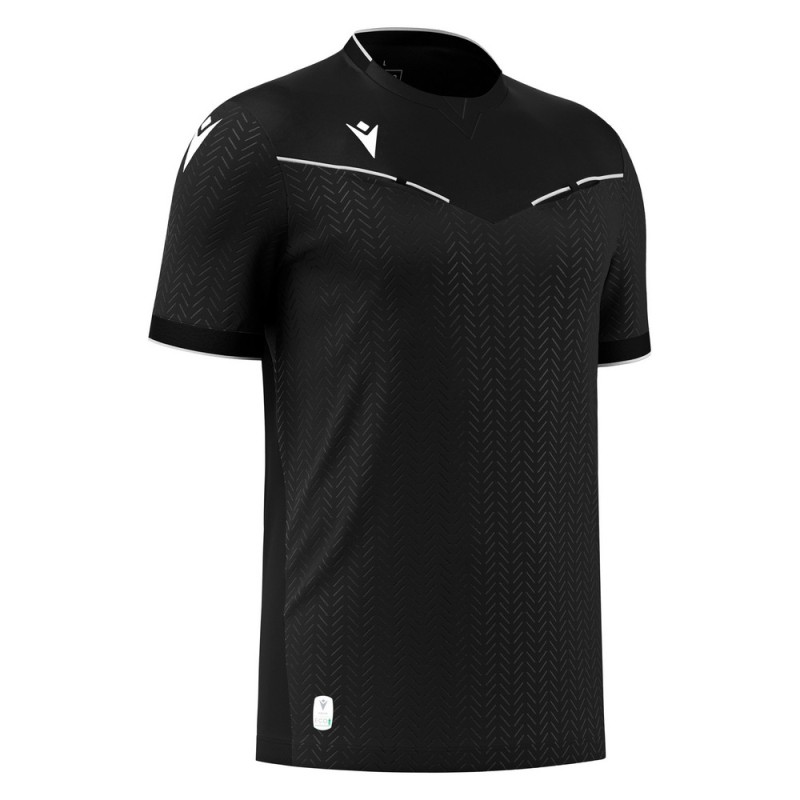 ECO SHIRT FOOTBALL SOCCER REFEREE PONNET SS - MACRON - Size 2XS - 3XL - Picture 14 of 15