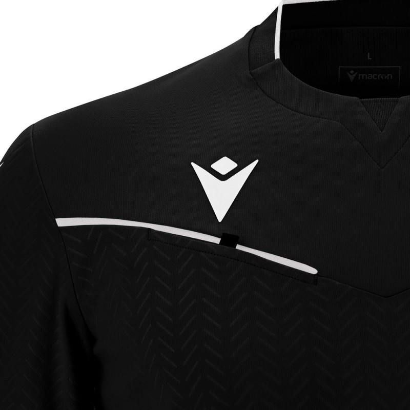 ECO SHIRT FOOTBALL SOCCER REFEREE PONNET LS - MACRON - Size 2XS - 3XL - Picture 14 of 17