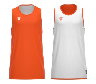 MAGLIA CANOTTA REVERSIBILE PALLACANESTRO BASKET X500 - MACRON - Taglie 3XS - 5XL