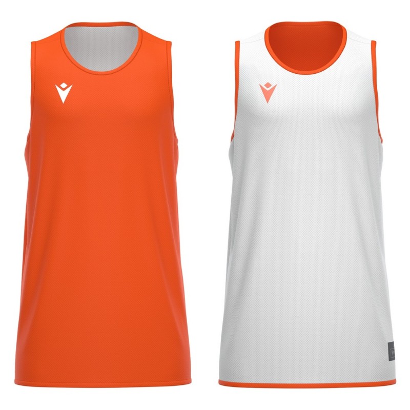 MAGLIA CANOTTA REVERSIBILE PALLACANESTRO BASKET X500 - MACRON - Taglie 3XS - 5XL