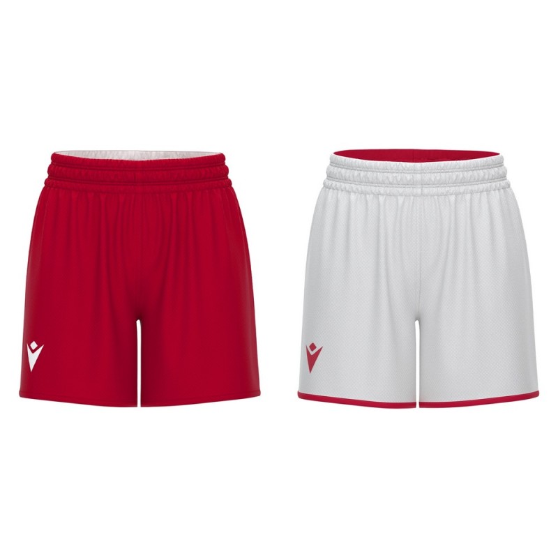 PANTALONCINI DONNA REVERSIBILE PALLACANESTRO BASKET F500 - MACRON - 3XS a 3XL