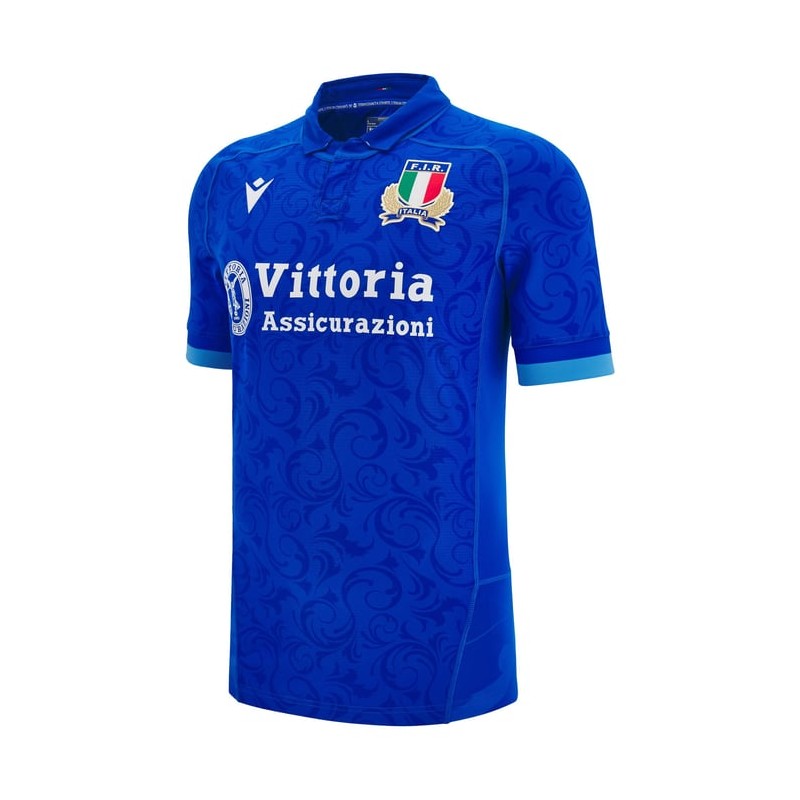 RUGBY ITALIA – MAGLIA GARA BODYFIT HOME 2024/25 - MACRON RUGBY ITALIA – MAGLIA GARA BODYFIT HOME 2024/25 - MACRON