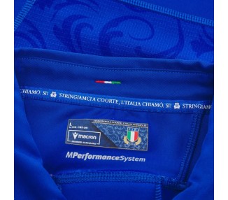 RUGBY ITALIA - CAMISETA MATCH BODYFIT HOME - MACRON - TEMPORADA 2024/25