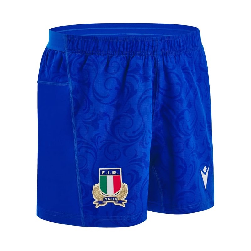 RUGBY ITALIEN – MATCH SHORTS HOSE HOME - MACRON - Saison 2024/25