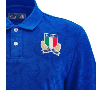 RUGBY ITALIEN - TRIKOT BAUMWOLLE MATCH HOME LA - MACRON - Saison 2024/25
