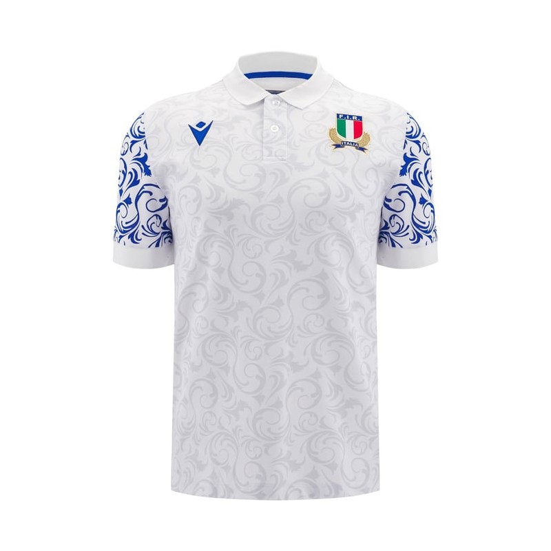 RUGBY ITALIEN - TRIKOT BAUMWOLLE MATCH AWAY MM - MACRON - Saison 2024/25