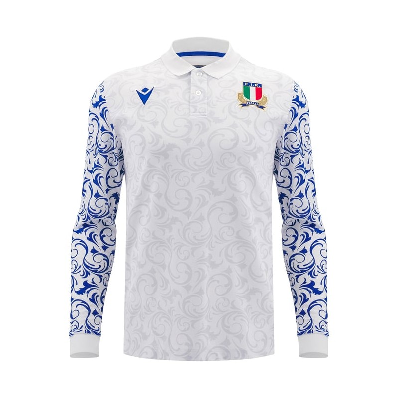 RUGBY ITALIEN - TRIKOT BAUMWOLLE MATCH AWAY LA - MACRON - Saison 2024/25 RUGBY ITALIEN - TRIKOT BAUMWOLLE MATCH AWAY LA - MACRON - Saison 2024/25