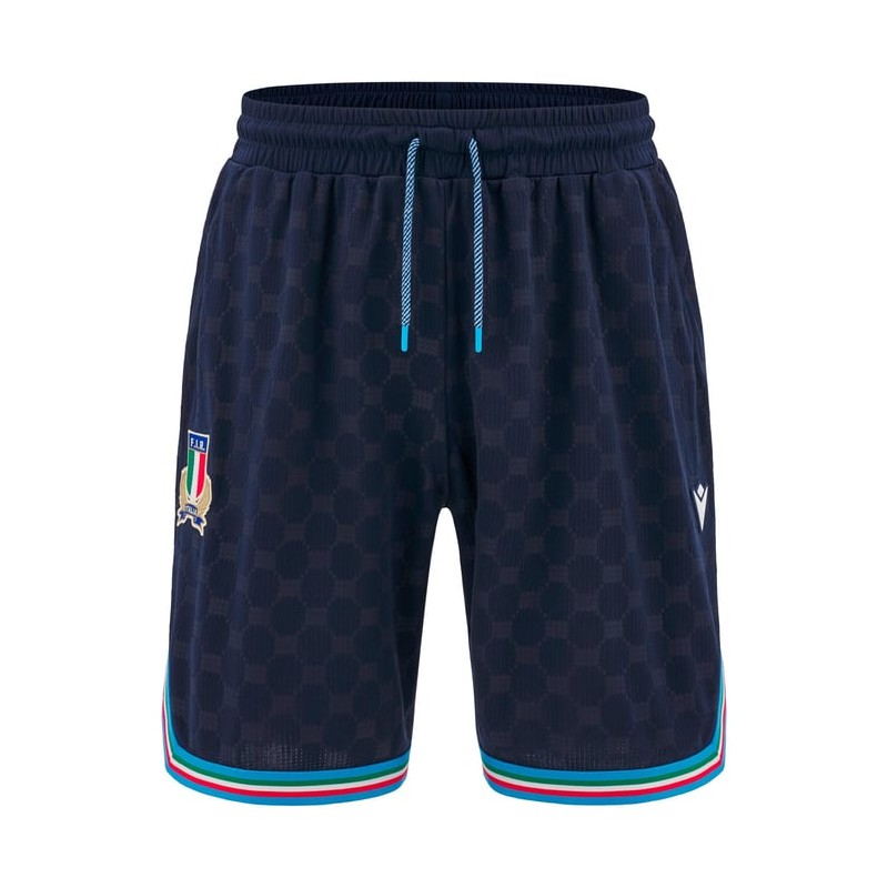 RUGBY ITALIE – SHORT BERMUDA ATHLEISURE - MACRON - Saison 2024/25 RUGBY ITALIE – SHORT BERMUDA ATHLEISURE - MACRON - Saison 2024/25
