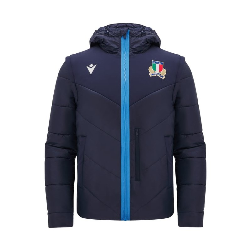 RUGBY ITALY – PADDED JACKET PARKA BOMBER - MACRON - Season 2024/25