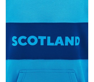 RUGBY SCOTLAND – HOODY SWEATSHIRT LEISURE COTTON ZIP - MACRON - Season 2024/25