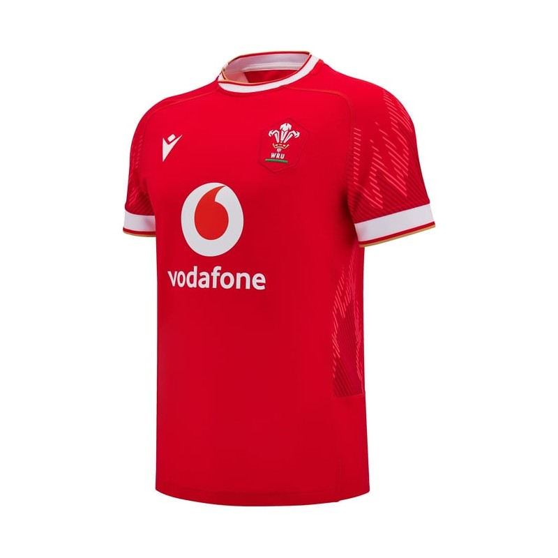 RUGBY WALES - MATCH TRIKOT BODY FIT HOME - MACRON - Saison 2024/25