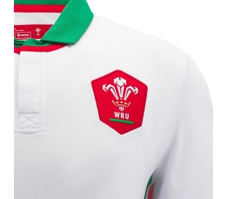 RUGBY WALES - TRIKOT BAUMWOLLE MATCH AWAY LA - MACRON - Saison 2024/25