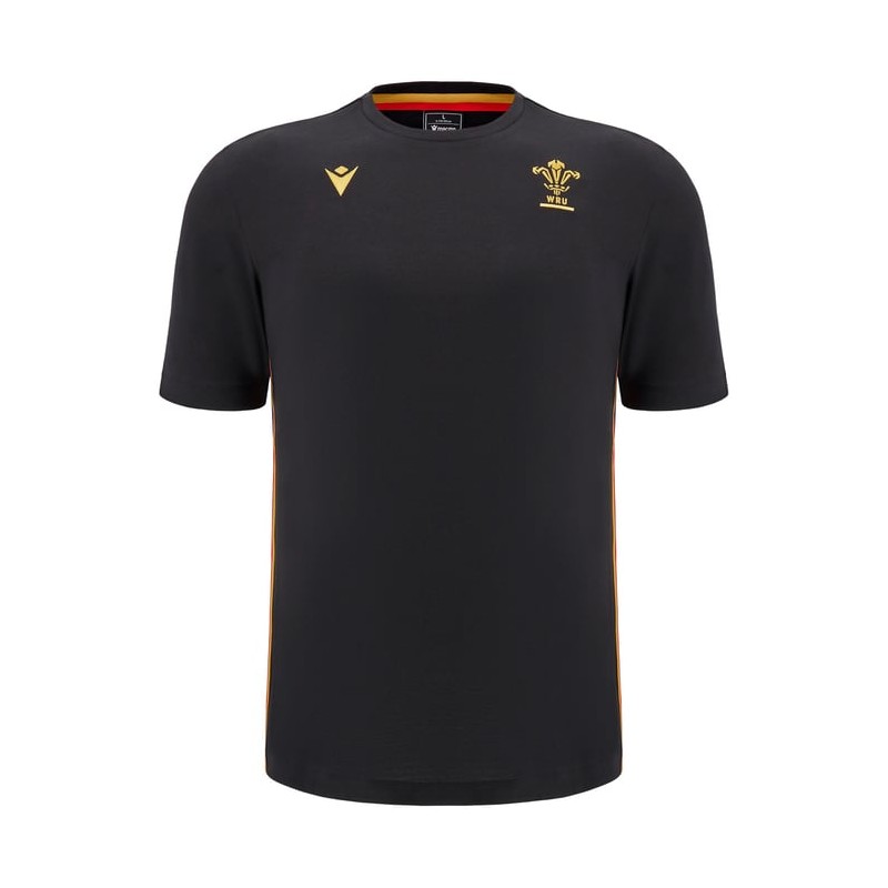 RUGBY GALES – CAMISETA TRAVEL ALGODÓN BLK - MACRON - Temporada 2024/25 RUGBY GALES – CAMISETA TRAVEL ALGODÓN BLK - MACRON - Temporada 2024/25