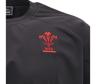 RUGBY WALES – TRAINING TOP TRACKSUIT SWEATSHIRT CONTACT - MACRON - Season 24/25