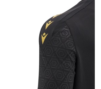 RUGBY WALES – TRAININGSTRIKOT POLY BLK LS - MACRON - Saison 2024/25