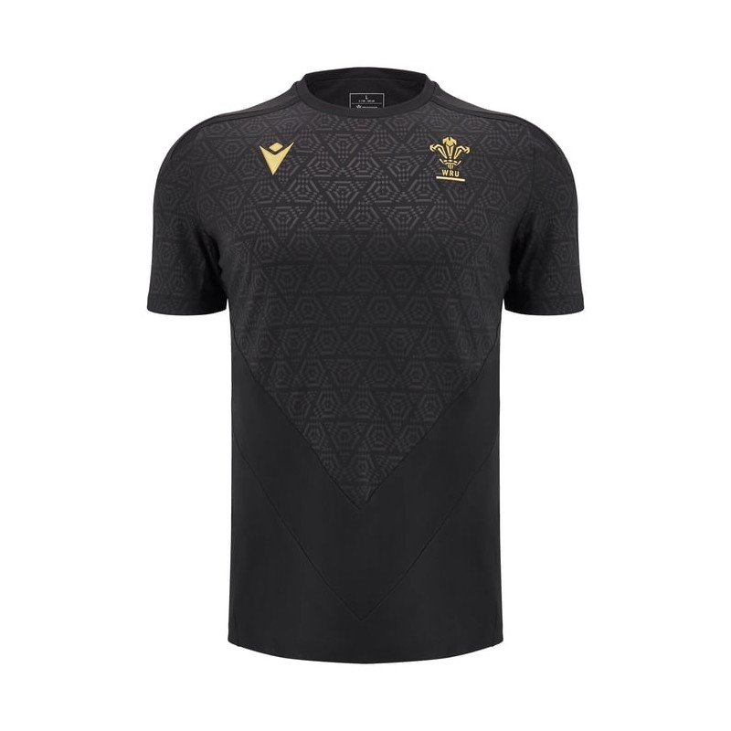 RUGBY GALLES – MAGLIA ALLENAMENTO BLK TRAINING POLY - MACRON - Stagione 2024/25 RUGBY GALLES – MAGLIA ALLENAMENTO BLK TRAINING POLY - MACRON - Stagione 2024/25