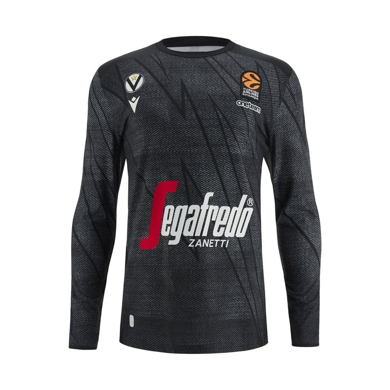 BASKETBALL VIRTUS BOLOGNA - JERSEY SHIRT WARM UP EUROPE - MACRON - Season 2023/24
