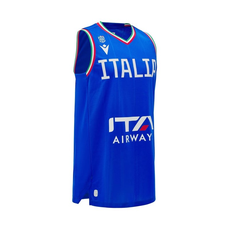 BALONCESTO ITALIA - CAMISETA JERSEY HOME - MACRON - Temporada 2024/25 BALONCESTO ITALIA - CAMISETA JERSEY HOME - MACRON - Temporada 2024/25