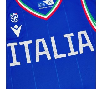 BASKETBALL ITALIE - MAILLOT JERSEY HOME - MACRON - Saison 2024/25