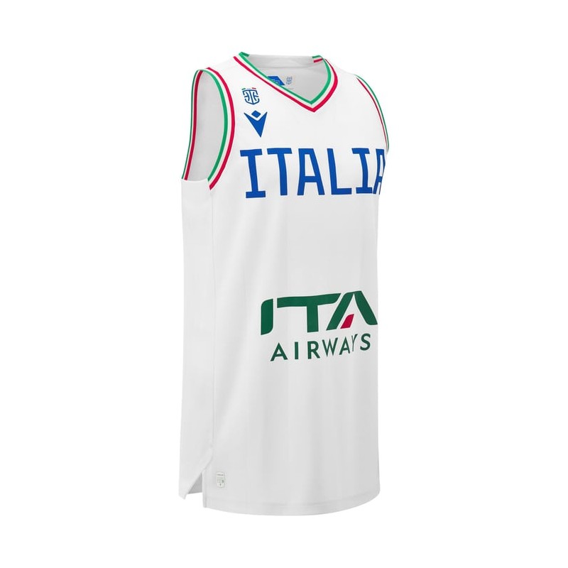 BASKET ITALIA – MAGLIA PALLACANESTRO AWAY - MACRON - Stagione 2024/25 BASKET ITALIA – MAGLIA PALLACANESTRO AWAY - MACRON - Stagione 2024/25