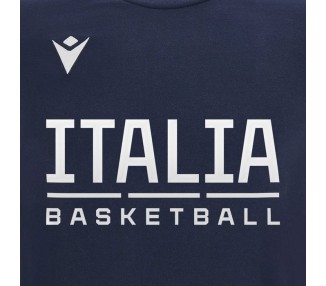BASKETBALL ITALY – SWEATSHIRT COTTON - MACRON - Season 2024/25