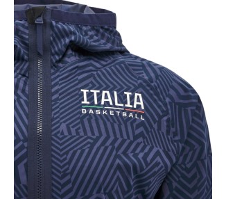 BASKET ITALIA – GIACCA ANTIPIOGGIA ATHLEISURE PALLACANESTRO - MACRON - Stagione 2024/25