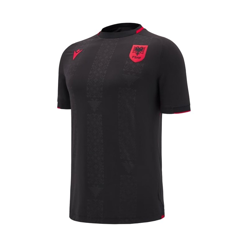 ALBANIA FOOTBALL SOCCER - MATCH SHIRT AWAY - MACRON - Season 2024/25 ALBANIA FOOTBALL SOCCER - MATCH SHIRT AWAY - MACRON - Season 2024/25