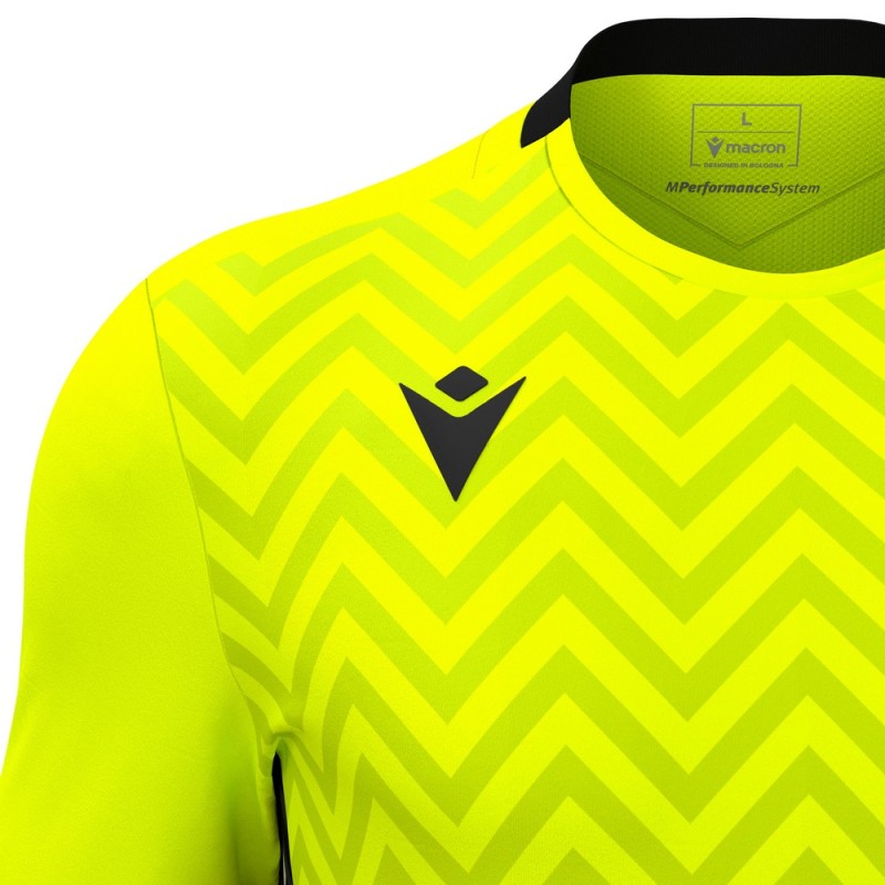 SHIRT FOOTBALL SOCCER GOALKEEPER SCORPIO ECO - MACRON - Size 3XS - 3XL - Picture 12 of 13