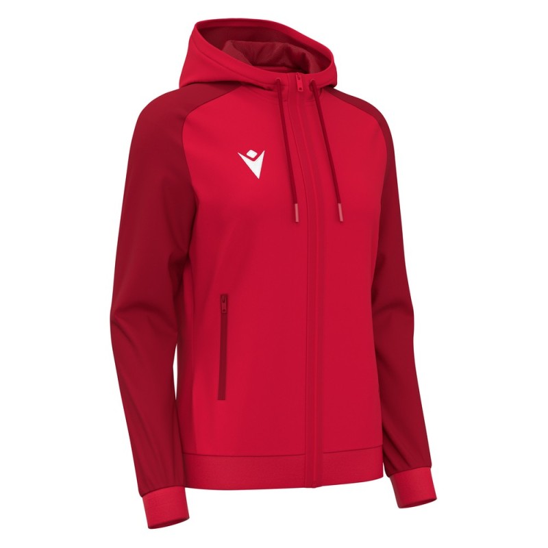 WOMAN SWEATSHIRT HOODY PRESENTATION TRACKSUIT TOP ATLAS - MACRON - 3XS to 3XL - Picture 11 of 17