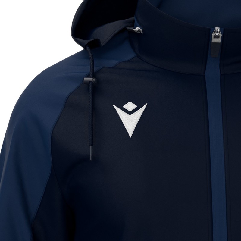 WINDBREAKER WATERPROOF FULL ZIP HOOD RIVENDELL - MACRON - Sizes 3XS to 4XL - Picture 9 of 11