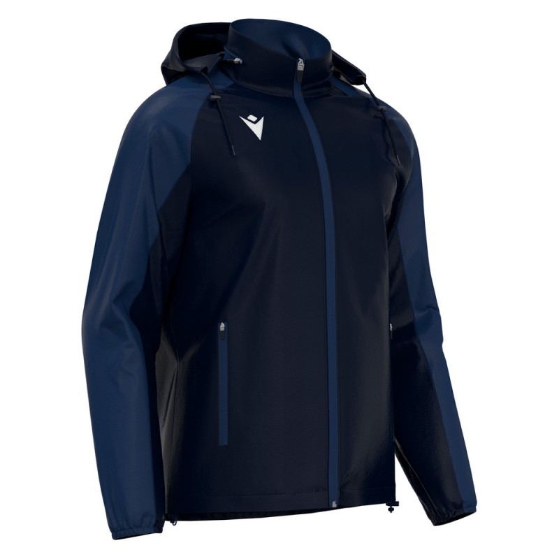 WINDBREAKER WATERPROOF FULL ZIP HOOD RIVENDELL - MACRON - Sizes 3XS to 4XL - Picture 7 of 11