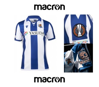 REAL SOCIEDAD UEFA EDITION - CAMISETA MATCH HOME - MACRON - Temporada 24/25