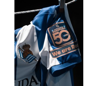 REAL SOCIEDAD UEFA EDITION - MATCH TRIKOT HOME - MACRON - Saison 24/25