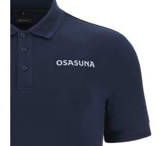 OSASUNA –  POLO MAGLIA T-SHIRT COTONE NAV - MACRON - St. 2024/25