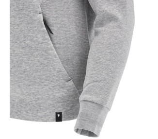 OSASUNA – SUDADERA CON CAPUCHA ALGODÓN GRY - MACRON - Temporada 2024/25