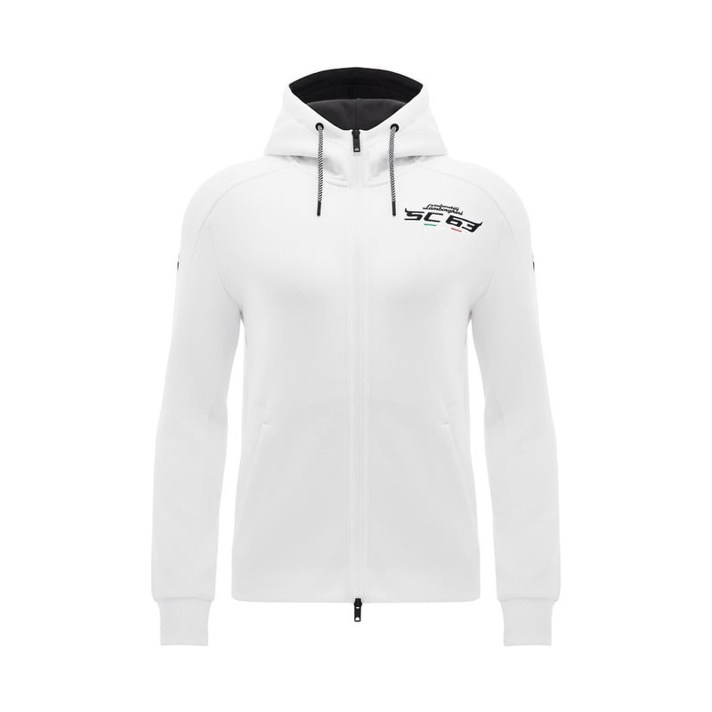 LAMBORGHINI RACING TEAM – ATH ZIP HOODY SWEATSHIRT COTTON - MACRON - 2025 LAMBORGHINI RACING TEAM – ATH ZIP HOODY SWEATSHIRT COTTON - MACRON - 2025
