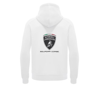 LAMBORGHINI RACING TEAM – ATH SWEAT À CAPUCHE COTTON ZIP - MACRON - 2025