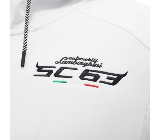 LAMBORGHINI RACING TEAM – ATH SWEAT À CAPUCHE COTTON ZIP - MACRON - 2025