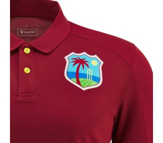 WEST INDIES CRICKET – POLO TRAVEL POLY MAGLIA CRD - MACRON - Stagione 2024/25