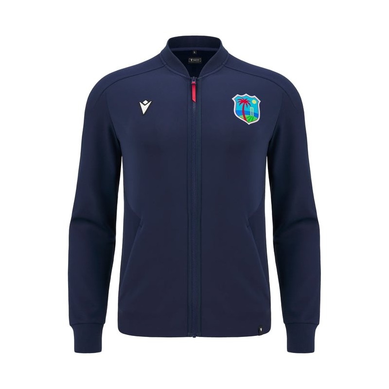 WEST INDIES CRICKET – SWEATSHIRT ATHLEISURE ZIP - MACRON - Season 2024/25 WEST INDIES CRICKET – SWEATSHIRT ATHLEISURE ZIP - MACRON - Season 2024/25