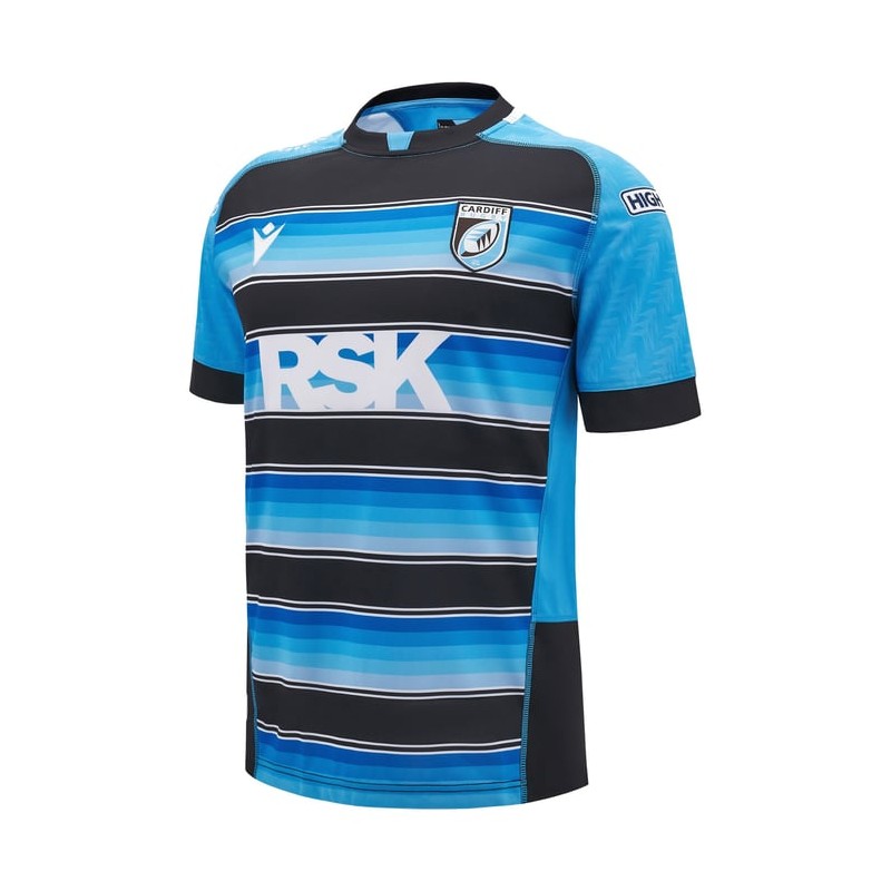 CARDIFF BLUES RUGBY - MATCH SHIRT HOME - MACRON - Season 2024/25 CARDIFF BLUES RUGBY - MATCH SHIRT HOME - MACRON - Season 2024/25