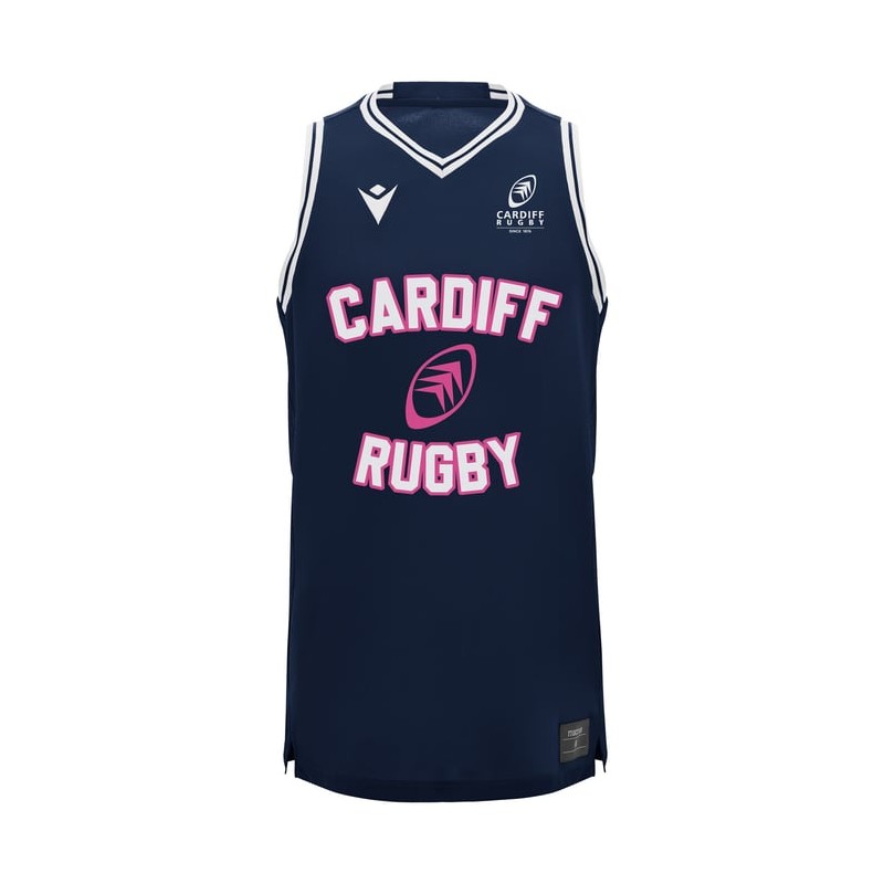 CARDIFF BLUES RUGBY – MAGLIA CANOTTIERA POLY DRY - MACRON - Stagione 2024/25 CARDIFF BLUES RUGBY – MAGLIA CANOTTIERA POLY DRY - MACRON - Stagione 2024/25