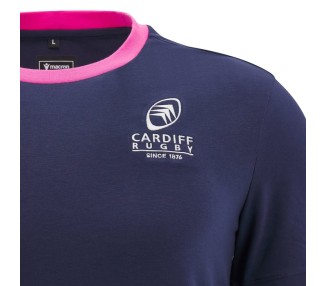 CARDIFF BLUES RUGBY – SHIRT ATH COTTON - MACRON - Season 2024/25