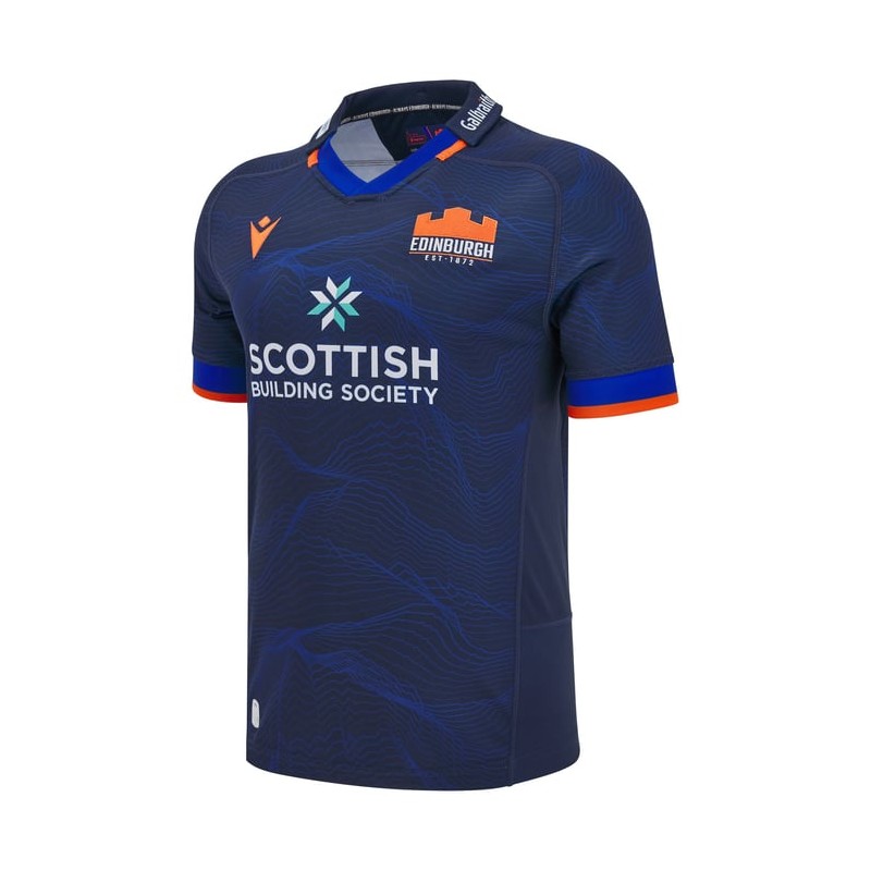 EDINBURGH RUGBY - MATCH SHIRT HOME - MACRON - Season 2024/25 EDINBURGH RUGBY - MATCH SHIRT HOME - MACRON - Season 2024/25